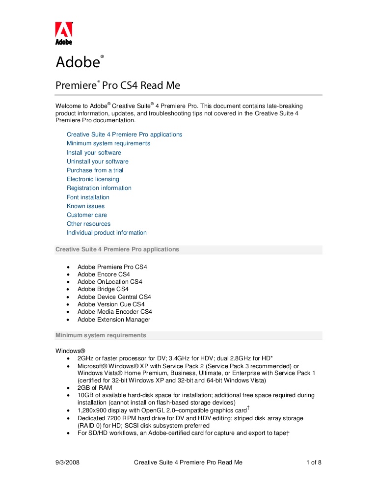Adobe cs4 trial download mac installer